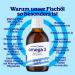 Arctic Blue Omega 3 Fish Oil 250ml - MSC Certified High DHA & EPA No Fish Smell Orange Flavor - Buy Online on GoSupps.com