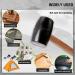 10pc Galvanized Metal Tent Stakes with Wooden Handle Rubber Mallet - Heavy Duty Camping Accessories - Buy Online on GoSupps.com