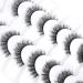 Wleec Beauty Short Fluffy Lashes 10mm - 7 Pairs | 3D Natural Wispy False Eyelashes FM14 - 6-10mm - Buy Online on GoSupps.com
