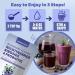 QIN SHAN TANG Blueberry Superfood Powder Nicotinamide Riboside & Probiotics for Immune Support Gut Health 6 Mushrooms | Lion's Mane Chaga Reishi Extract | Vegan Non-GMO Gluten-Free 6.35oz - Buy Online on GoSupps.com