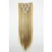 CAISHA by PRETTYSHOP XXL 24 Blonde Mix Clip In Hair Extensions Set - Straight Hairpiece, #27H613 CES14 - Buy Online on GoSupps.com