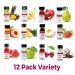 LorAnn SS Pack #2 - 12 Fruity Flavors in 1 Dram Bottles - 3.7ml Each (Pack of 12) - Buy Online on GoSupps.com