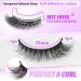 Self Adhesive Eyelashes | No Glue Needed | Natural Wispy Faux Mink Lashes | Reusable & Fluffy | Includes Lash Clip & Tweezers - 85-B - Buy Online on GoSupps.com