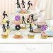 Rsstarxi 24 Pack 70's Disco Dancing Cupcake Toppers Glitter 80's Disco Dancer Cupcake Picks 70's 80's Disco Cake Decorations for Music Ball Disco Theme Wedding Birthday Party Decorations Design 1 - Buy Online on GoSupps.com
