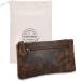 Moonster Leather Pencil Case Beautifully Handcrafted Zippered Pouch That s Made To Last - Elegant Practical Pencil Cases for Adults & Students - Unique 8" x 4" Design with Side Pocket & Keyring Dark Brown - Buy Online on GoSupps.com