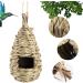 Jodsen 3 Pcs Bird Nest Hummingbird House for Outside Hanging Roosting Pouches Birds Grass Hanging Wren Finch Song Birds Nesting Hand Woven Nesting Boxes for Garden Decoration 24x10.5 cm - Buy Online on GoSupps.com