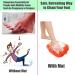 Shower Foot Cleaner Scrubber Massager - Acupressure Mat for Relaxing Feet, Non-Slip with Suction Cups - Increase Circulation and Exfoliation - Coral, 10.3 x 9.5 Inches - Buy Online on GoSupps.com