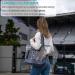 VENO Clear Vinyl PVC Tote Stadium Approved Bag Set of 2 Gray - Beach Pool Outdoor Transparent Pack - Buy Online on GoSupps.com