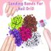 100Pcs 120 Grit Nail Sanding Bands for Nail Drill | Professional Nail Drill Sanding Tools with Boxed Case | Ideal for Removing Gel, Dip Powder, and Poly Nail Gel - Buy Online on GoSupps.com