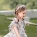 Heveer Princess Flower Headpiece White Pearl Headband Pearl Hair Dress Floral Crystal Bridal Wedding Hair Accessories for Girls - Buy Online on GoSupps.com