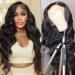 Mesariel 13x4 Lace Front Wigs Human Hair Body Wave Truly Length HD Lace Frontal Wig Pre Plucked Bleached Knots With Baby Hair 150% Density Brazilian Human Hair Wigs for Black Women (22 Inch, Black) 22 Inch Body Wave 13x4 L…
