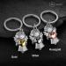 Fabach Guardian Angel Keyring - Silver Heart Star Keychain Gift for Girlfriend | Lucky Charm & Angel Fortune Jewelry - Buy Online on GoSupps.com