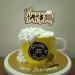 Gyufise 1Pcs Beer Mug Happy Birthday Cake Topper Glitter Cheers Beers Cake Decoration for Celebrating Glorymoment Beer Theme Birthday Theme Party Supplies - Buy Online on GoSupps.com