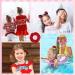 XunYee 50 Pcs Red Shiny Metallic Hair Scrunchies - Accessories for Girls & Women - Buy Online on GoSupps.com