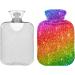 Buy Rainbow Glitter Star Galaxy Hot Water Bottle 2L - Ideal for Cramps & Pain Relief | Hot/Cold Compress for All Ages - Buy Online on GoSupps.com