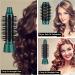 3-in-1 Hot Air Brush Hair Dryer & Volumizer | Ceramic Negative Ion Styler Brush with 3 Interchangeable Heads (Green) - Buy Online on GoSupps.com