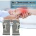 VOCOSTE Pair Wrist Brace - Compression Sleeves for Carpal Tunnel & Wrist Pain Relief | Unisex Support | Size L - Gray - Buy Online on GoSupps.com