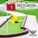 WATSY Mini Golf Flagstick Practice Set - Portable 2-Section Design with Putting Hole Cup - For Backyard Home Training - Numbered Set of 3 - Buy Online on GoSupps.com