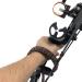 SUNYA Archery Bow Wrist Sling - 550 Paracord Strap with Full Grain Leather Yoke - Multiple Camo Colors - Fits Compound Bow Stabilizer DS Dark Camo - Buy Online on GoSupps.com