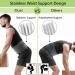 OMAX Lumbar Back Brace - Adjustable Core Support Belt for Back Pain Relief - Breathable Mesh Design, Extra Compression - Black Medium (1 Pack) - Buy Online on GoSupps.com