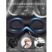 LC-dolida Sleep Mask with Bluetooth Headphones - 3D Sleeping Headphones for Side Sleepers - Elegant Blue - Buy Online on GoSupps.com