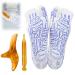 Pinyenr reflexology socks foot reflex zones socks with massage tools reflex zones sock acupressure socks foot massage socks 1 pair of madame small size (35-39) 1 pair