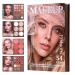 Palette de fards paupi res - Longue dur e et haute pigmentation Palette de maquillage portable pour les voyages pour femmes et adultes maison v nements d placements et spectacles