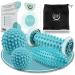 Lfy |Foot massage 4 Set - 2x Igelball Massage at Plantar fasciitis - 1x fascia roll muscles in hand foot back - 1x fascia ball massage ball