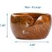 Handmade Rosewood Yarn Storage Bowl for Knitting & Crocheting by SIC | Large 7 x 4 Rosewood Yarn Holder for Winder & Hooks - Buy Online on GoSupps.com