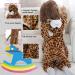 Doladola Unisex Baby Leopard Hooded Romper | Toddler's Jumpsuit 3-6 Months - Buy Online on GoSupps.com