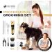 PetProved Professional Dog Grooming Kit - Cordless Silent Clippers for Thick Coat Dogs - Buy Online on GoSupps.com