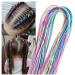 Colorful Hair Wrap String for Braids - Set of 20 Fashionable Elastic Stretch Accessories - Buy Online on GoSupps.com