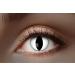 Eyecatcher 84027541-476 - Colored UV contact lenses 1 pair for 12 months white glow carnival Mardi Gras Halloween