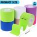 craftshou 6 Rolls Kinesiology Tape Waterproof Athletic Tape Breathable Elastic Sports Physio Tape for Muscle Elbow Knee Shoulder Ankle Pain Relief White - Buy Online on GoSupps.com