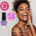 Nicole Miller 14 Mini Nail Polish Set - Purple Shades Nail Polish Kit for Fingernails and Toenails - Buy Online on GoSupps.com