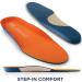Fusion Elevated Comfort Shoe Inserts - Trim-to-Fit Orange Memory Foam System for Ultimate Comfort (Size M: 8-9.5) - International Shipping Available - Buy Online on GoSupps.com