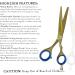 Razease Hairdressing Scissors Professional Barber Scissors Set|Titanium Coating J2 420c 6.5" Stainless Steel Hair Cutting Scissors Kit| Hairdressers Scissors for Salon Men Women | Hair Scissors(Gold) - Buy Online on GoSupps.com