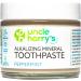 Uncle Harry's Peppermint Remineralizing Toothpaste | Natural Whitening Toothpaste Freshens Breath & Promotes Enamel | Vegan Fluoride Free Toothpaste Peppermint 3 Ounce (Pack of 1)