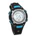 Ravel Boy's 3 ATM Water Resistant Digital Watch with EL Backlight (Blue Black)