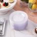 100 Clear Plastic 6.25 Inch Disposable Dessert Plates - Elegant Round Party Plates for Weddings & Events - Buy Online on GoSupps.com