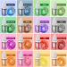 16 Colors Oil Based Food Coloring Set for Baked Goods - 6ml per Bottle - Buy Online on GoSupps.com