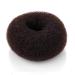 Beaute Galleria Hair Donut Bun Maker Ring Style Mesh Chignon Ballet Sock Bun (X-Large, Brown) X-Large (Pack of 1) Brown