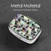 Geometric Triangle Printed Square Pill Box - Portable Travel Medicine Organizer | International Shipping - Buy Online on GoSupps.com
