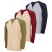 Mens Thermal Long Sleeve Shirt - Henley Top Base Layer for Tshirts & Jackets - Lightweight Thermal Shirt Mens - 3 & 4 Pack Large 3-pack Set K
