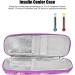Insulin Cooling Bag - Diabetic Travel Cooler Case in Purple | Waterproof & Multi-Layered Insulated Cooling Bag for Insulin Pens & Medication - Buy Online on GoSupps.com