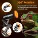 Bonlux 100W Reptile Heat Lamp with Adjustable Holder | E27 Basking Lamp for Terrarium | Infrared Heat Bulb for Lizards, Tortoise, Snake, Chicken, Puppies - Buy Online on GoSupps.com