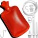 2 Quart Home Enema Bag Kit with Hose Enema Tips and Controllable Water Flow Clamp- Enema Bag for Colon Cleansing Enemas(Red)