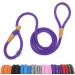 lynxking tow lines for dogs dog leash retriever liner tractor leash for small medium-sized large dogs (purple train stop 1.3cm x 240cm) Train stop-1.3cm x 240cm purple
