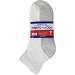 Debra Weitzner Diabetic Ankle Socks 12 Pairs White/Grey Sole, Non-Binding Cushion Socks for Men and Women - Size 9-11 (Women's Shoe Size 5-10) - Buy Online on GoSupps.com