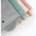 Blumie 2pcs Organic Cotton Bath Mitt Gloves for Babies/Kids with Animal Faces - Dusty Pink & Sandy Beige - Buy Online on GoSupps.com